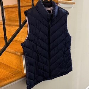GAP Factory Navy Puffer Vest